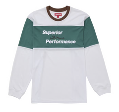 Supreme Arabic Mesh L/S Top White