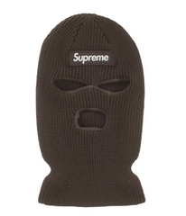 Supreme Box Logo Balaclava Brown