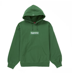 Supreme Box Logo Hoodie Green