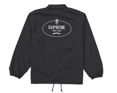 Supreme Crest Coaches Jacket Black