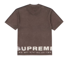 Supreme Discharge S/S Top Brown