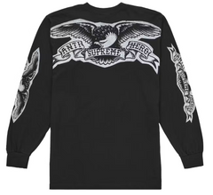 Supreme ANTIHERO Eagle L/S Tee Black