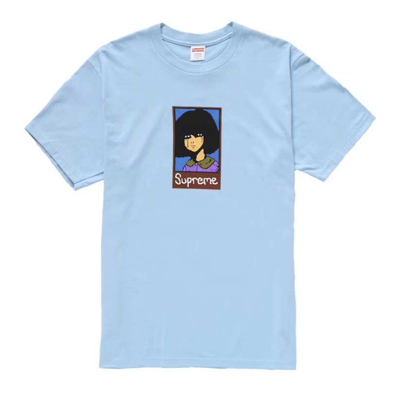 Supreme Emo Tee Powder Blue Tee