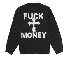 Supreme F*ck Money Sweater Black
