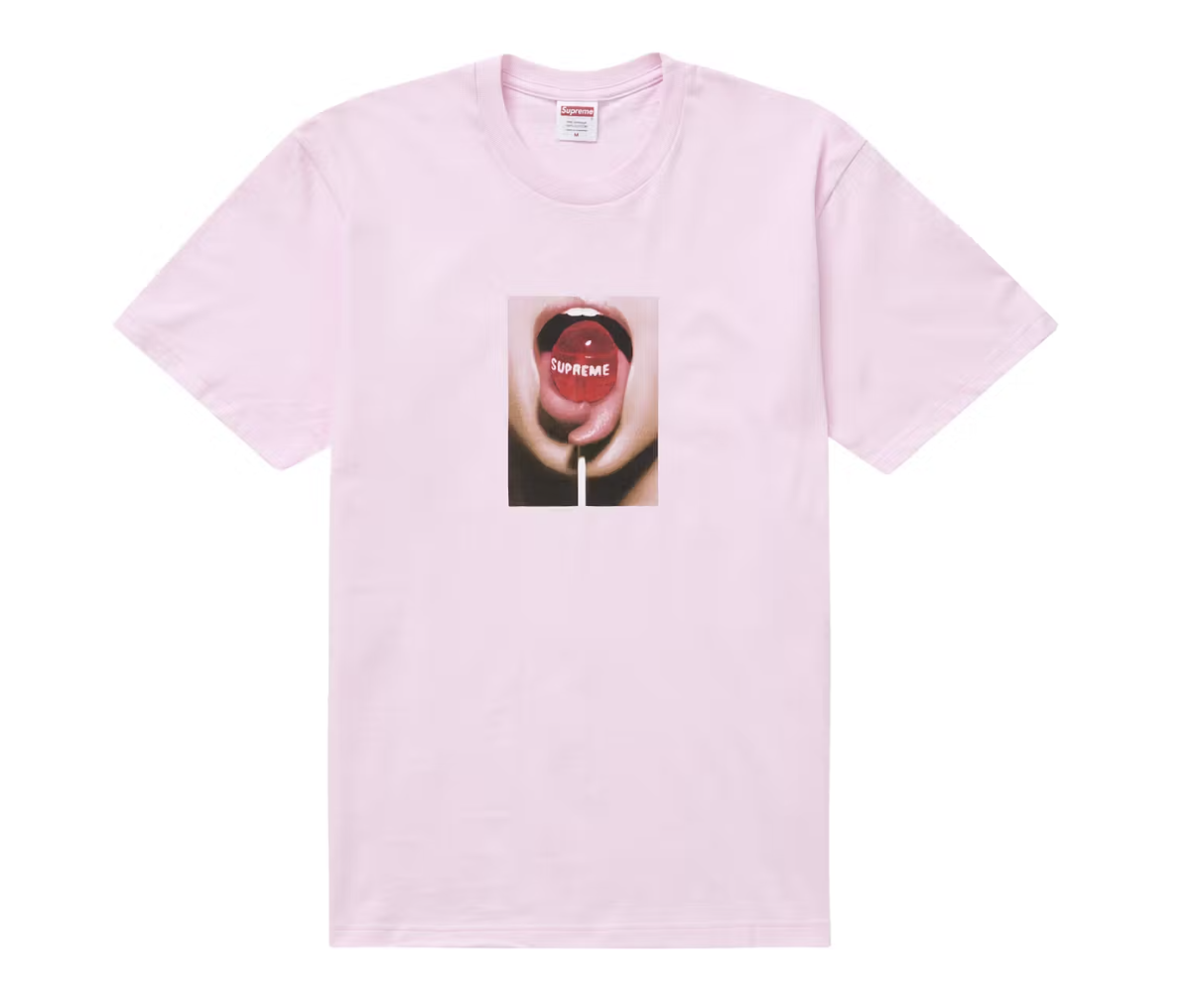 Supreme Lollipop Tee Light Pink