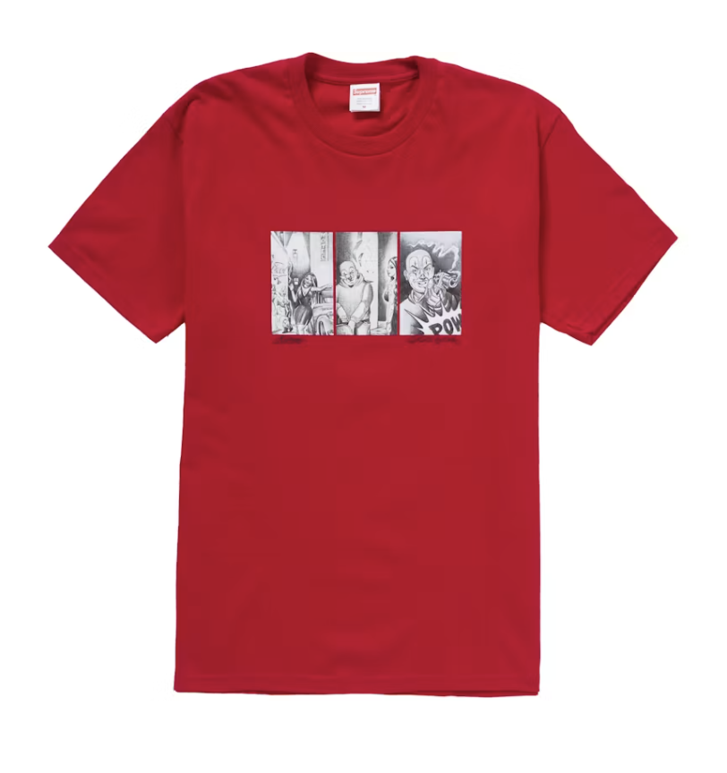 Supreme Mister Cartoon Pow Tee Red