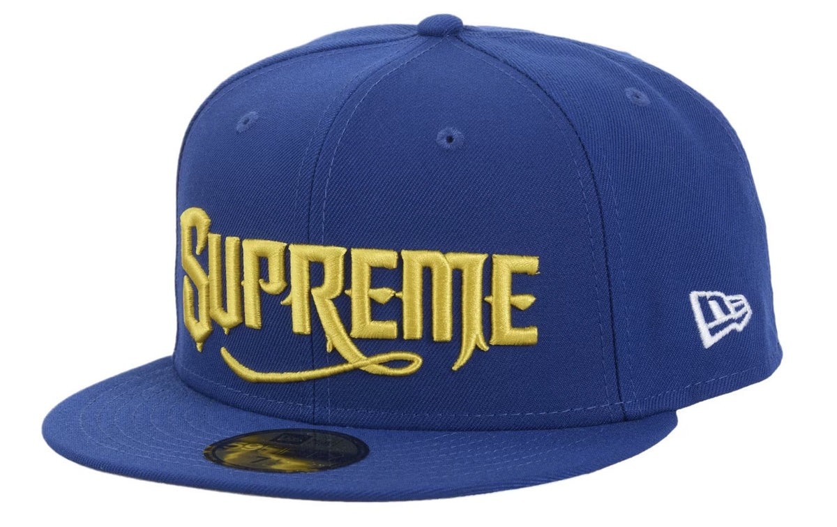 Supreme New Era Mister Cartoon Fitted Hat Lt Royal