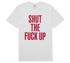Supreme Number (N)ine Shut Up Tee White