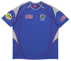 Supreme Piping Soccer Jersey Blue