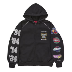 Supreme "Playoffs Zip Up" Hoodie Black