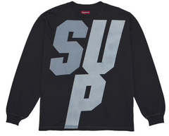 Supreme Reflective L/S Top Black