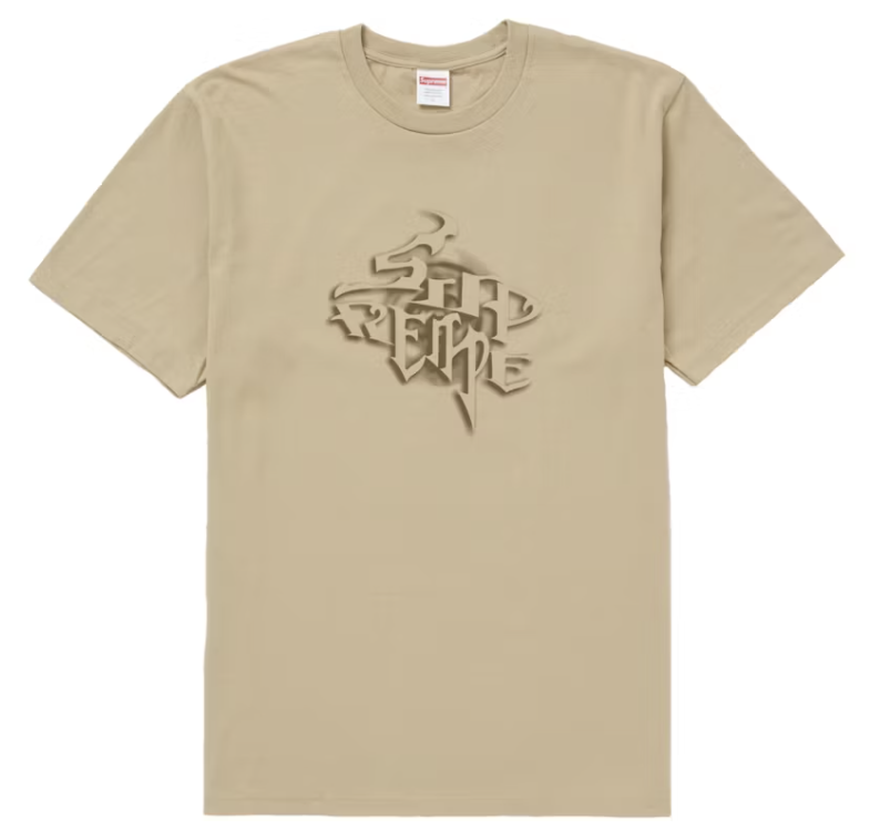 Supreme "Smoke" Tee Khaki