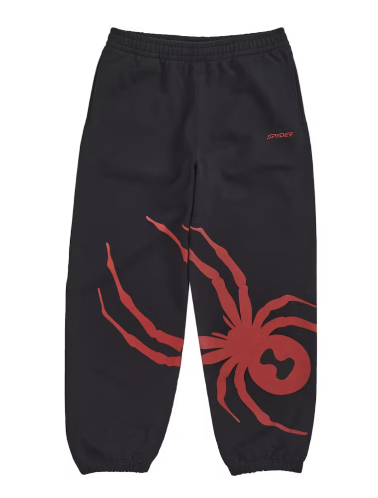 Supreme Spider Sweatpants Black
