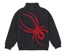 Supreme Spyder Windstopper Zip Up Sweater Black