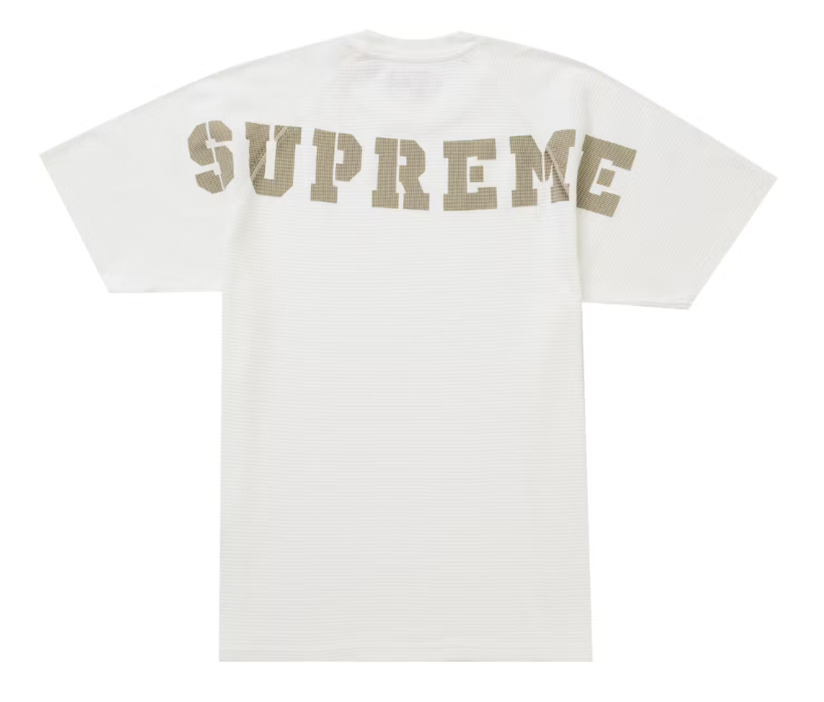 Supreme Stencil Thermal S/S Top White