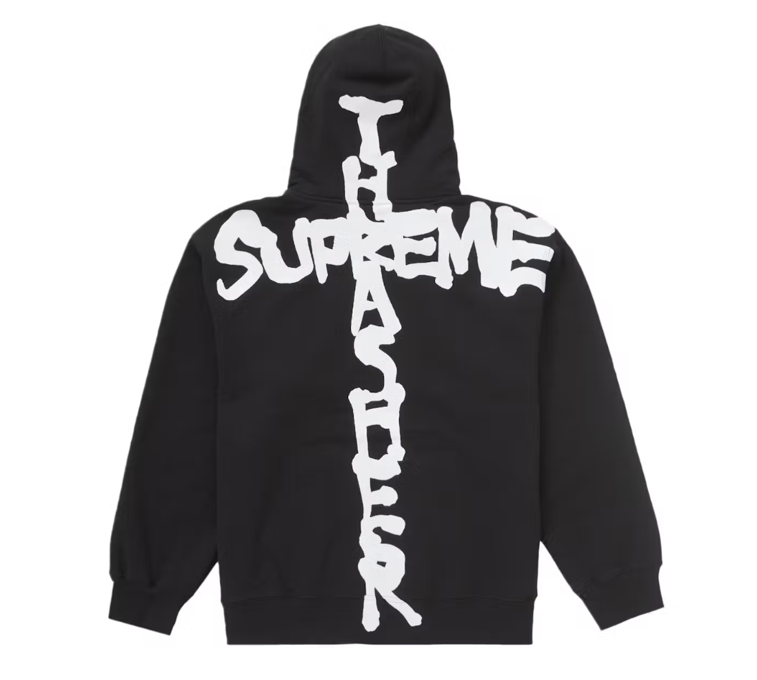 Supreme Thrasher Zip Up Hooded Sweatshirt Black