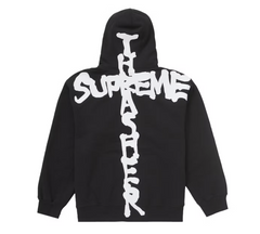 Supreme Thrasher Zip Up Hooded Sweatshirt Black