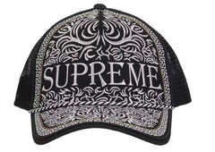 Supreme Vaquero Mesh Back 5 Panel Hat Black