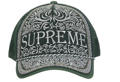 Supreme Vaquero Mesh Back 5 Panel Hat Green