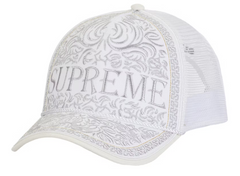Supreme Vaquero Mesh Back 5 Panel Hat White