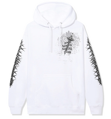 Anti Social Social Club "Anguish" White Hoodie