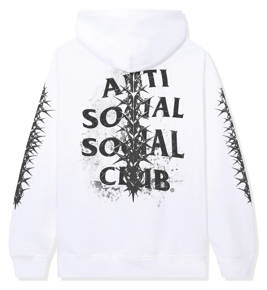 Anti Social Social Club "Anguish" White Hoodie