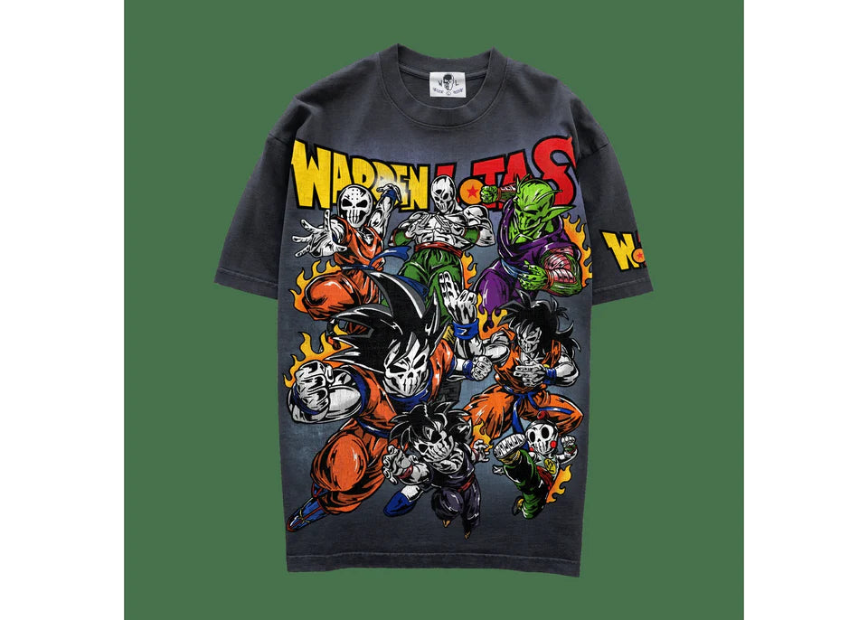 Warren Lotas x Dragon Ball "Zed Warriors Washed Black HEAVY-WEIGHT