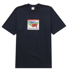 Supreme "Weather" Navy Tee