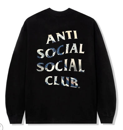 Anti Social Social Club "Tonkotsu" Black Long Sleeve Tee