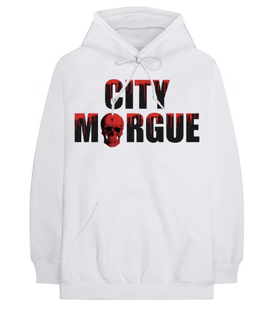 Vlone x City Morgue "Dog Fight" Hoodie White