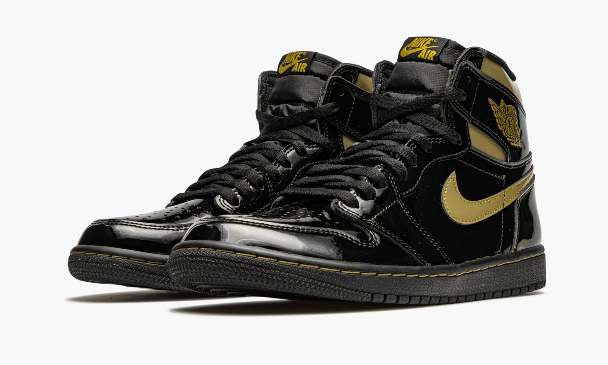 Jordan 1 High "Black Metallic Gold"