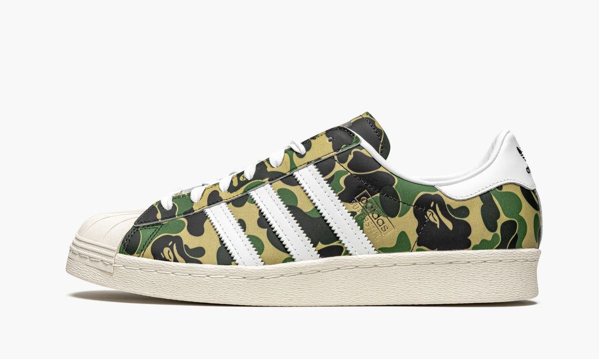 Adidas x Bape Superstar "Green Camo" Pre-Owned