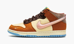 Nike Dunk Mid Social Status "Free Lunch Chocolate Milk"