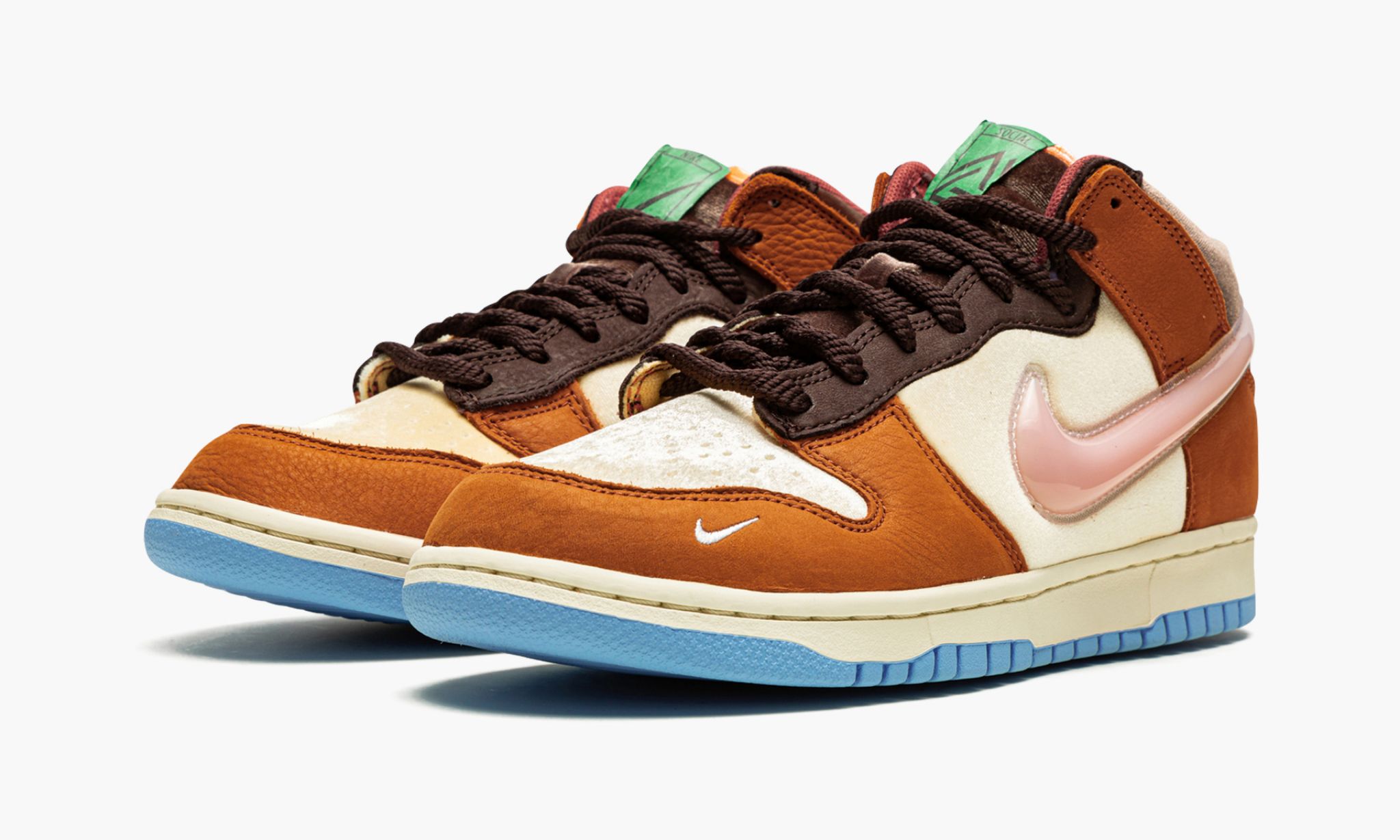 Nike Dunk Mid Social Status "Free Lunch Chocolate Milk"