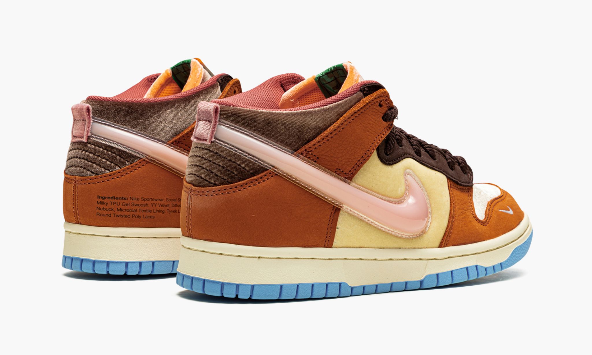 Nike Dunk Mid Social Status "Free Lunch Chocolate Milk"