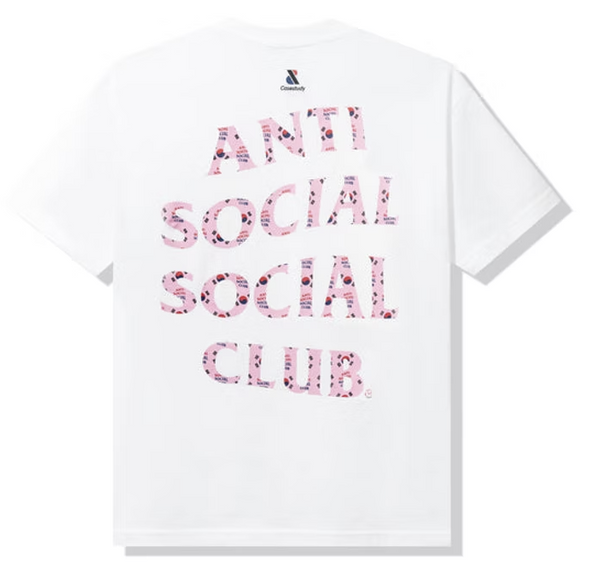 Anti Social Social Club "Case Study Flag" White Tee
