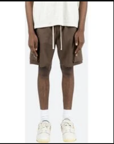 Relaxed Cargo Shorts Brown