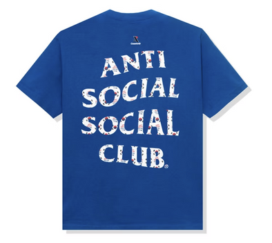 Anti Social Social Club "Case Study Flag" Blue Tee