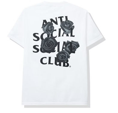 Anti Social Social Club "Bat Emoji" White Tee