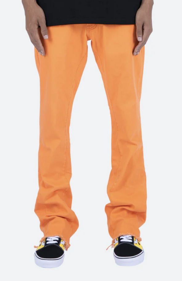 Flare Denim Orange Jeans