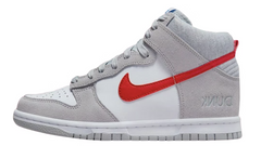 Nike Dunk High "Athletic Club Grey Red" GS