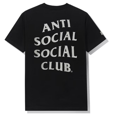 Anti Social Social Club X Undefeated "Paranoid" Black Tee