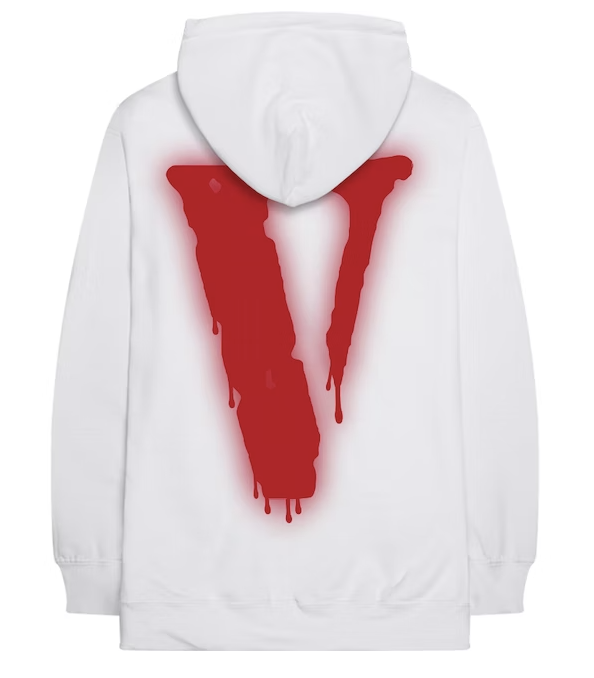 Vlone x Nav "Drip" White Hoodie