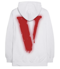 Vlone x Nav "Drip" White Hoodie