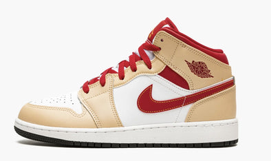 Jordan 1 Mid "Red Curry" GS