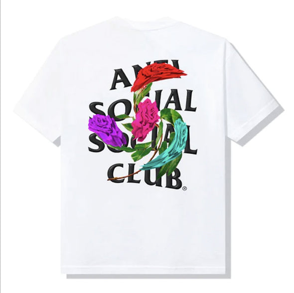 Anti Social Social Club "Thorns" White Tee