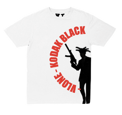 Vlone x Kodak Black "Vulture" White Tee