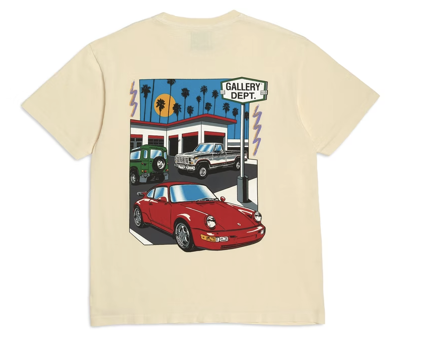 Gallery Dept. Drive Thru Boxy Cream Tee