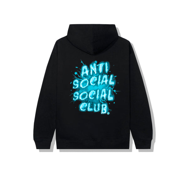 Anti Social Social Club "Splash Blue" Black Hoodie