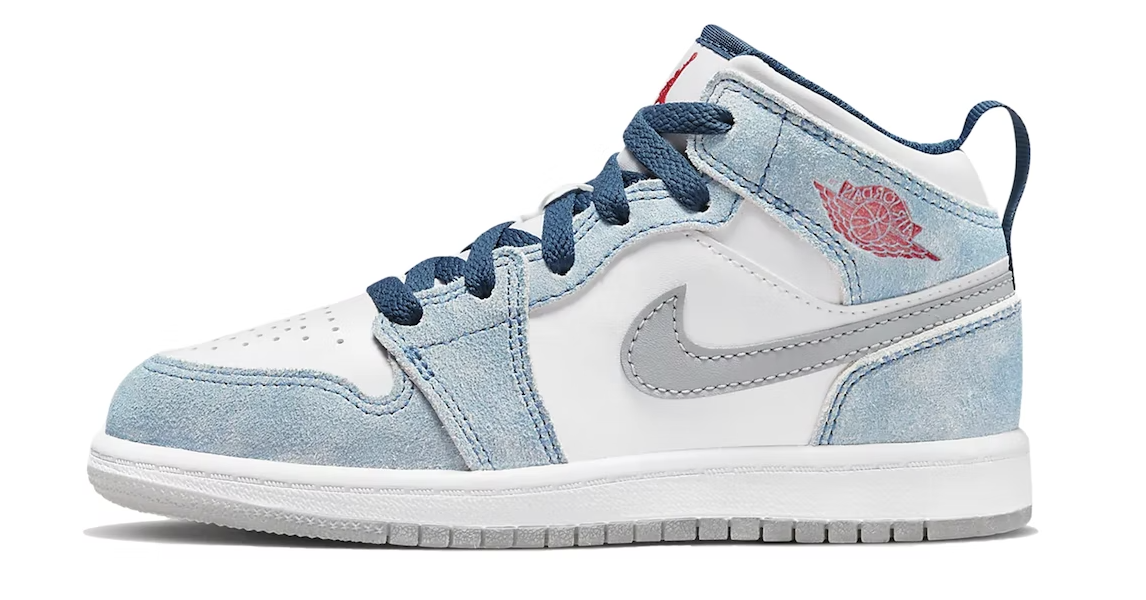 Jordan 1 "French Blue Light Steel" PreSchool